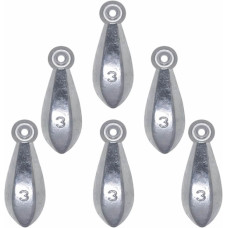 BANK SINKERS 3 OZ 6 PCS #BS30Z6PC BANK SINKERS 3 OZ 6 PCS #BS30Z6PC